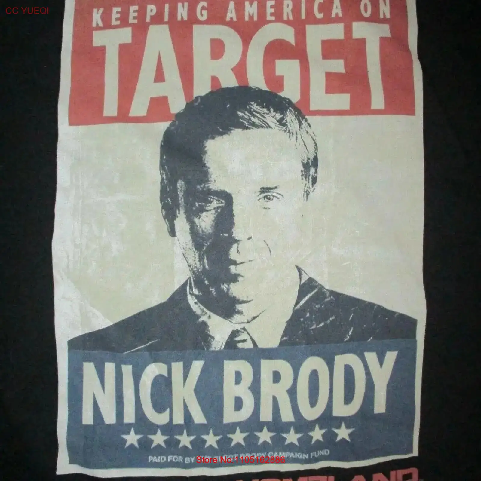 Vintage Fashion Campaigns - HOMELAND NICK BRODY T SHIRT Campanha