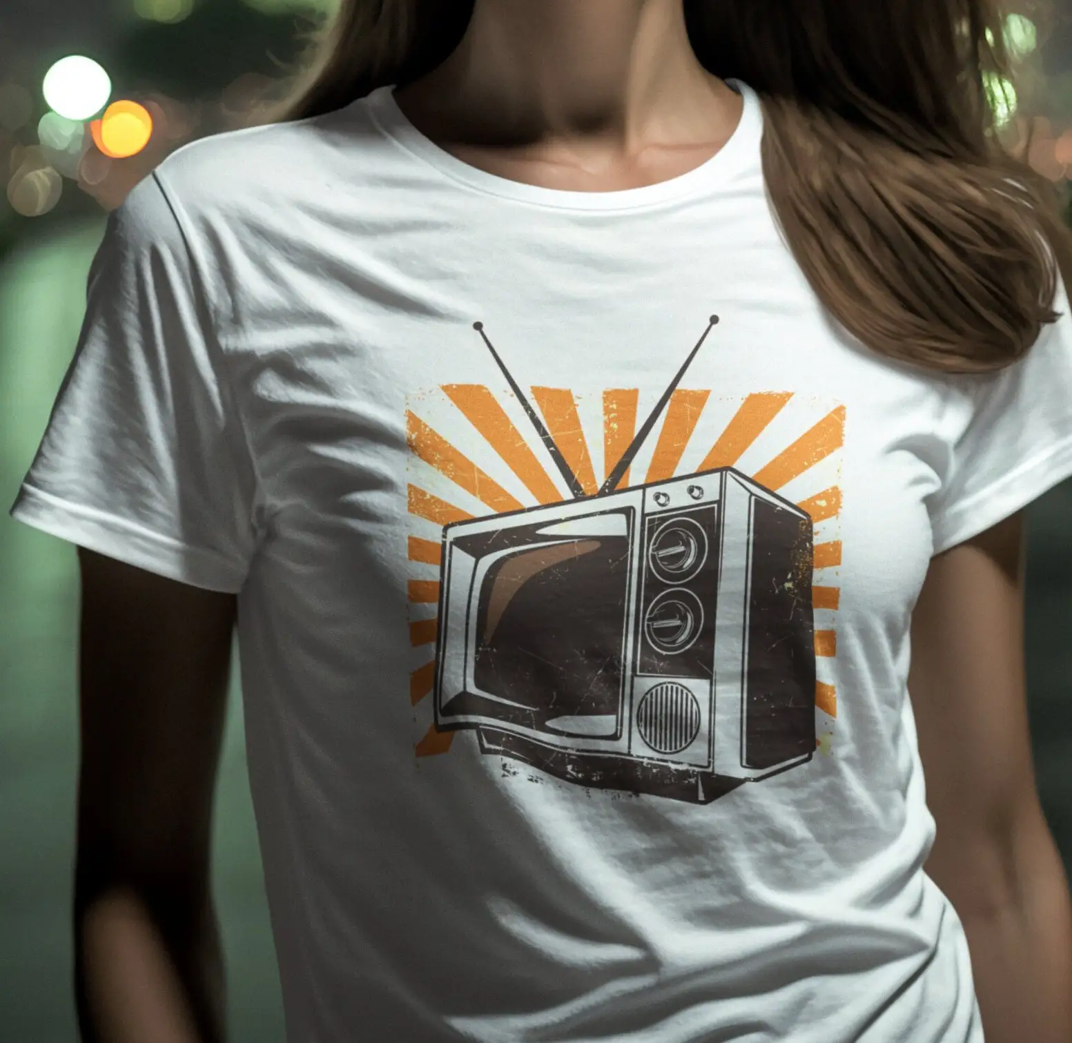 Vintage Fashion History - Camiseta entusiasta de tv vintage dos