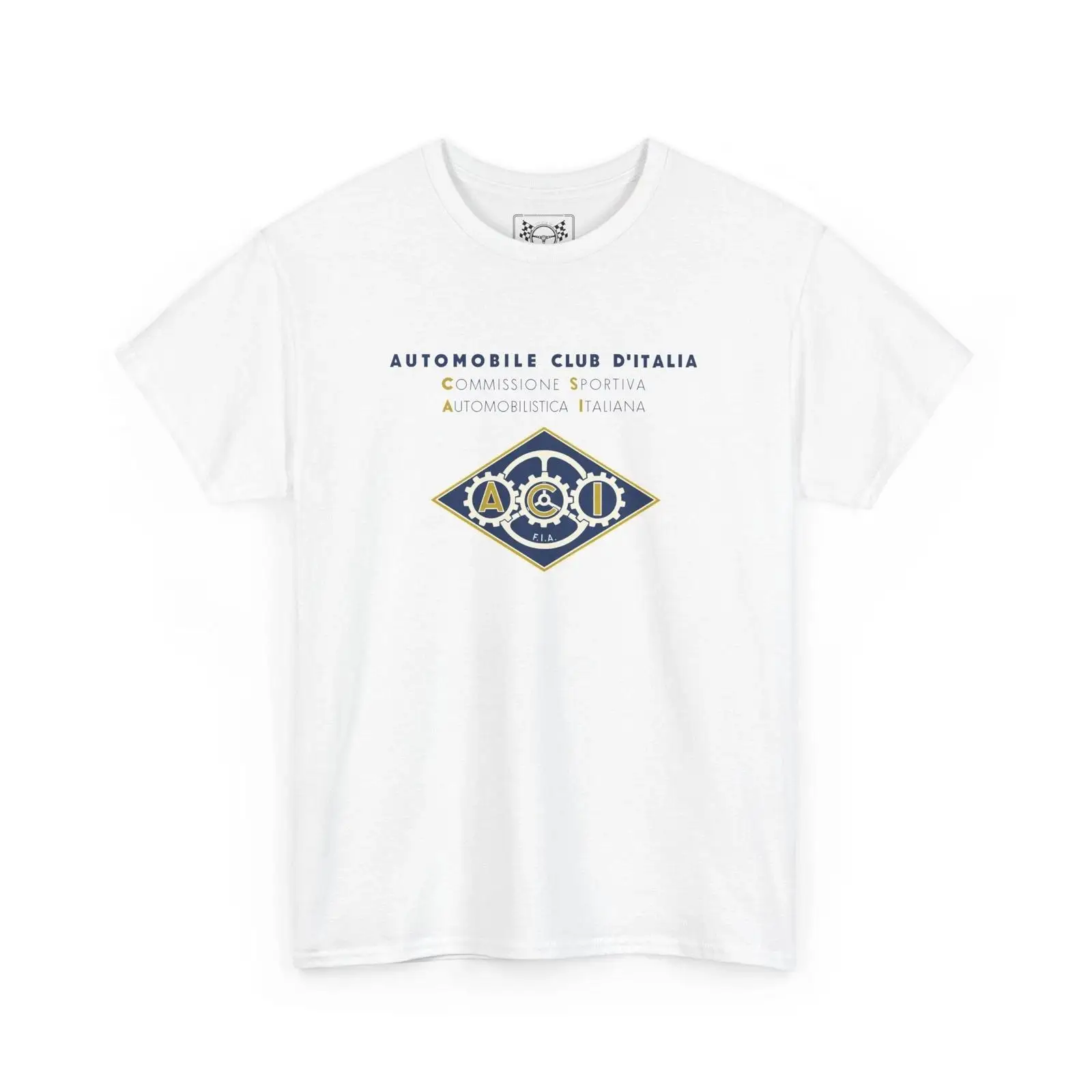 Vintage Fashion History - Camiseta Vintage Italian Auto Club: História