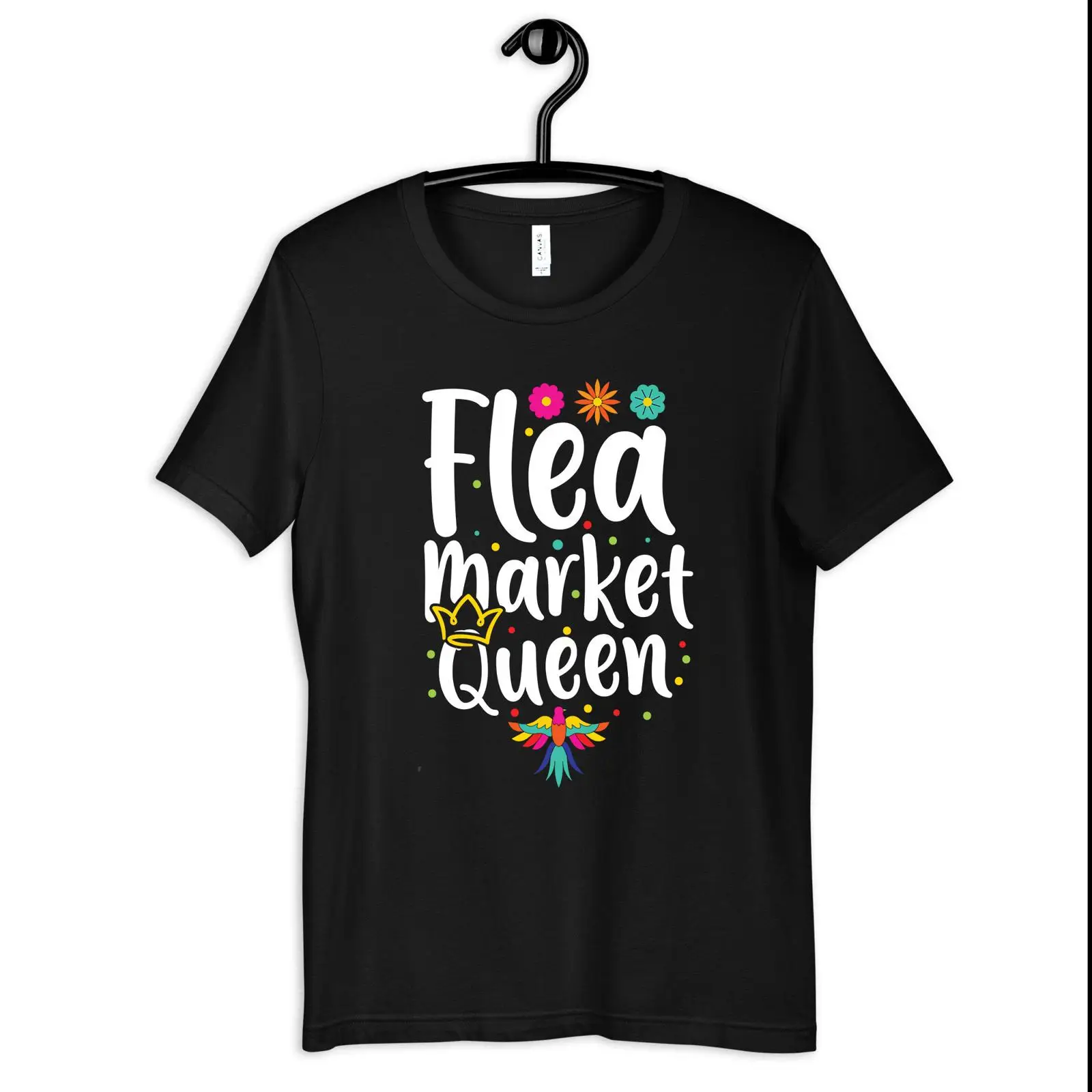 Vintage Fashion Market - Camiseta Feminina 'Rainha da Feira de