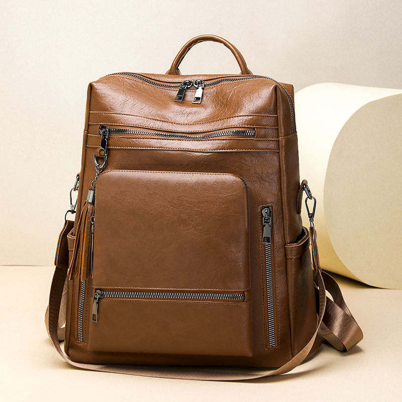 Vintage Fashion Look - Conjunto de mochila com aparência de