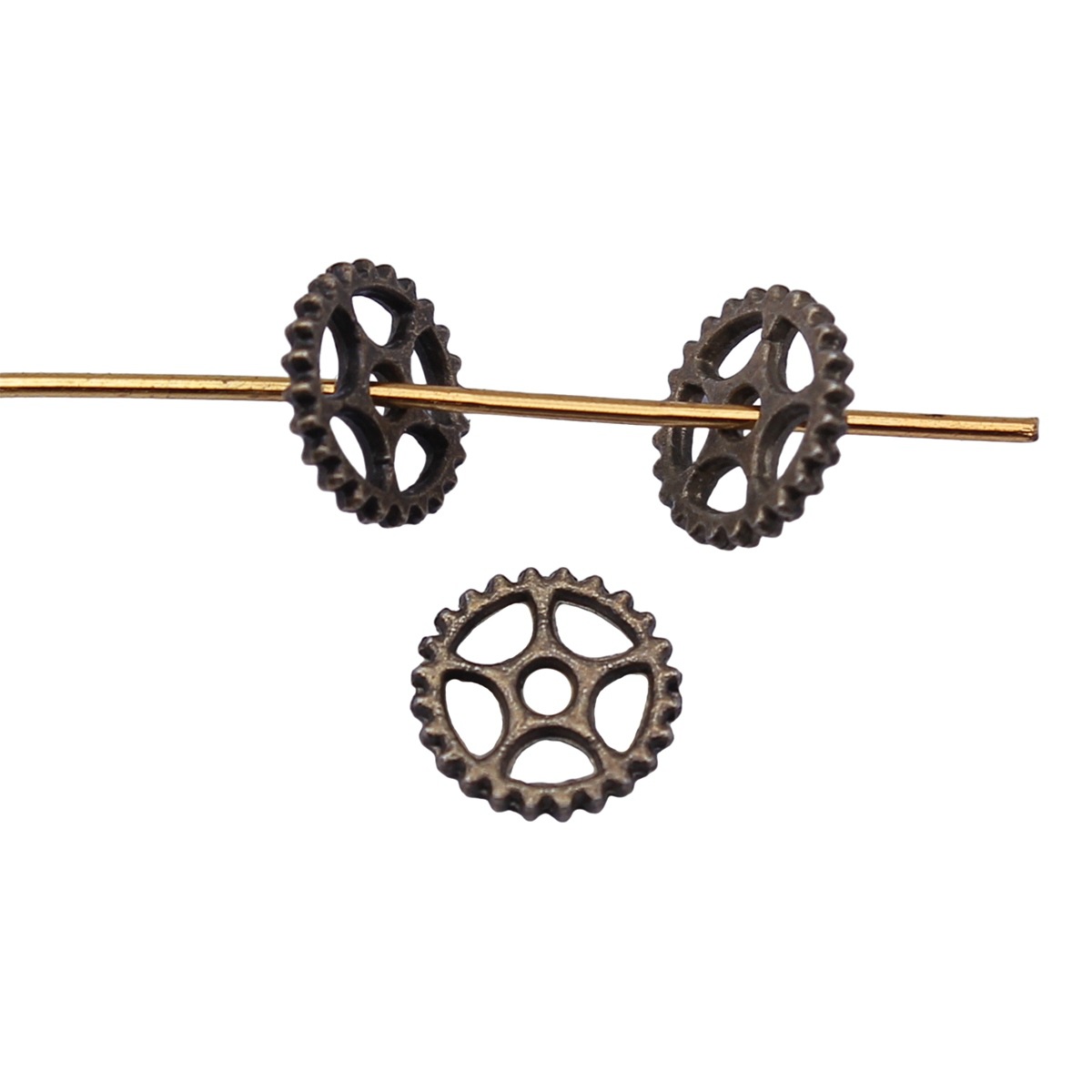 Vintage Fashion Tags - Pingentes de engrenagens steampunk, relógio vintage,
