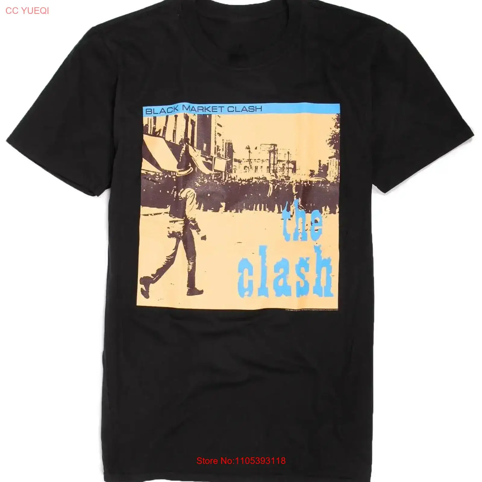 Camiseta Rara The Clash Black  - Vintage Fashion Market avaliação e preço