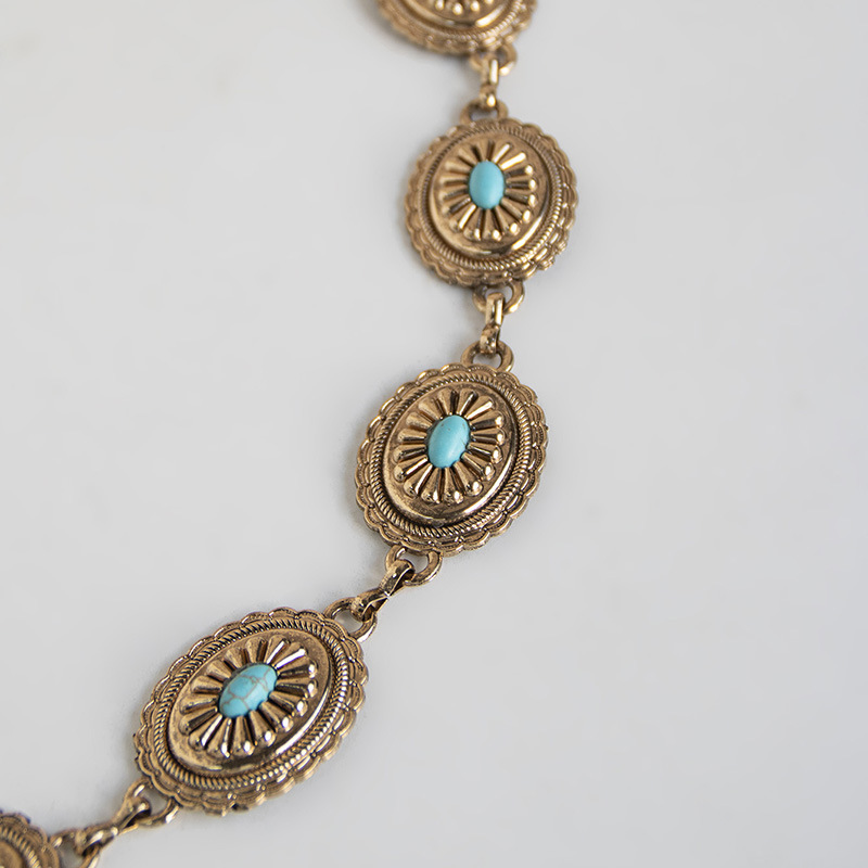 Corrente de cintura boêmia par - Vintage Fashion Look avaliação e preço