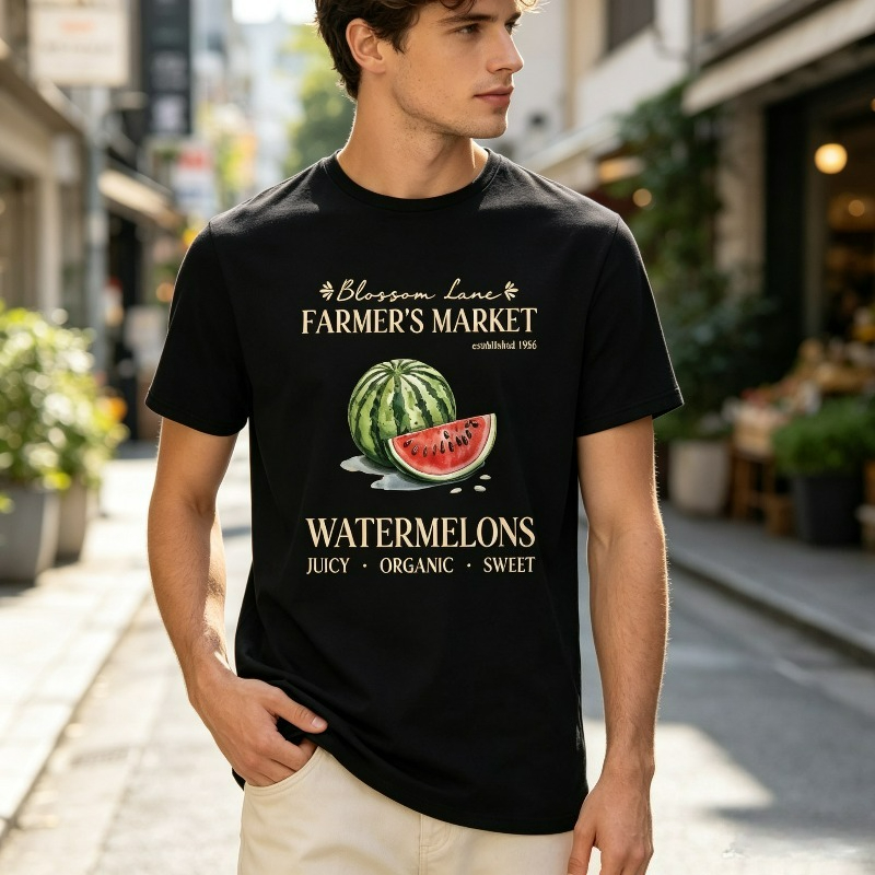 Camiseta masculina Watermelon  - Vintage Fashion Market avaliação e preço