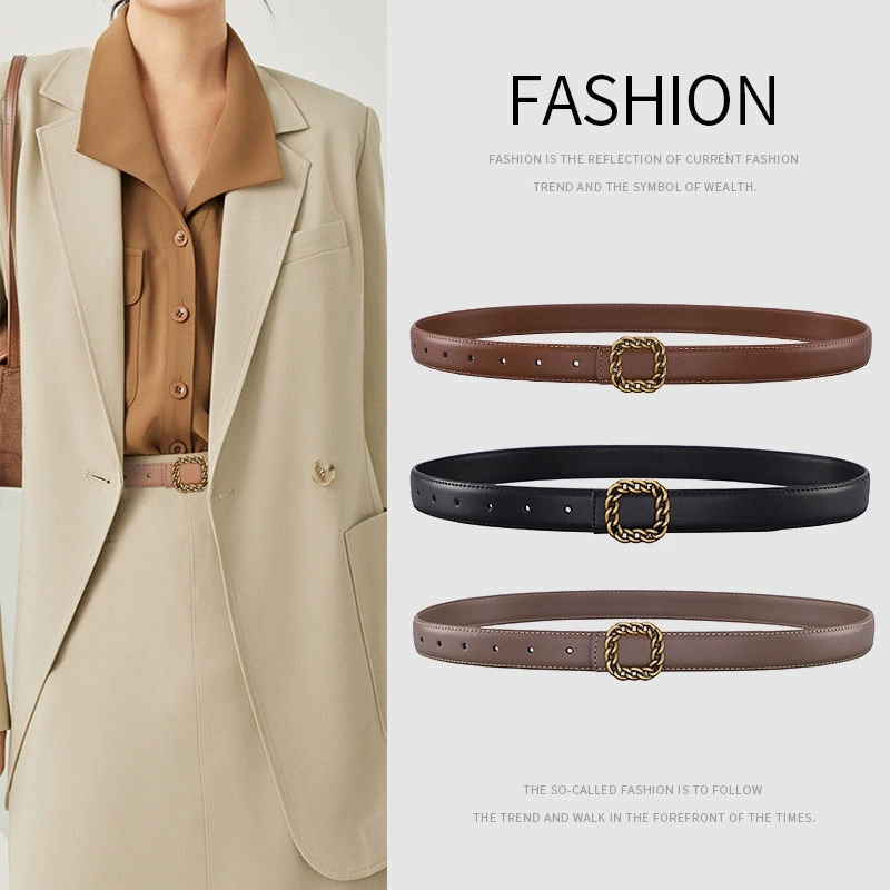 Cinto de Couro Vintage com Fiv - Vintage Fashion Look avaliação e preço