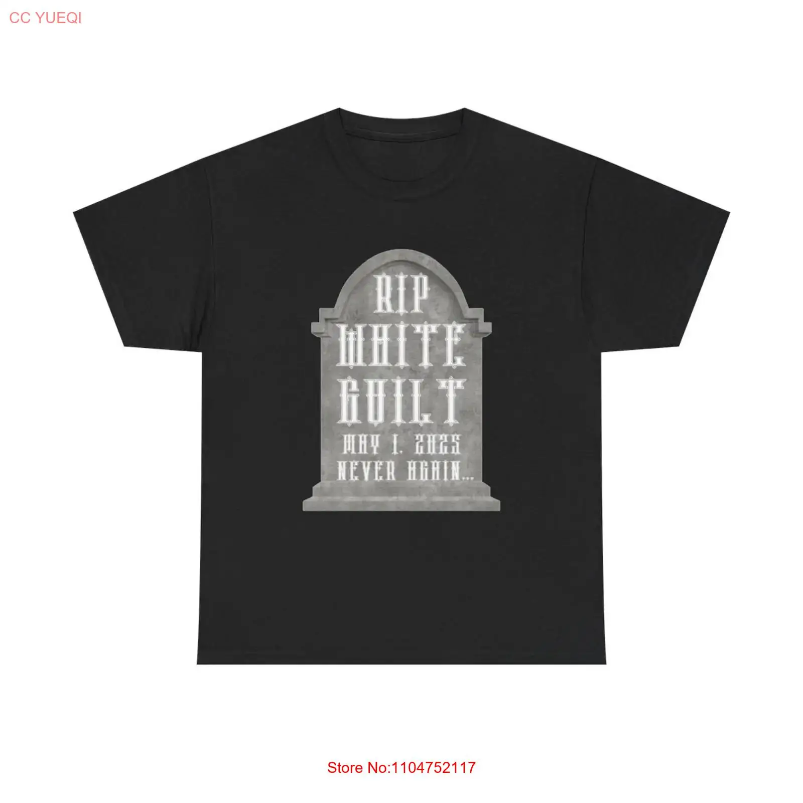 Camiseta RIP White Guilt May 1 - Vintage Fashion Tags avaliação e preço