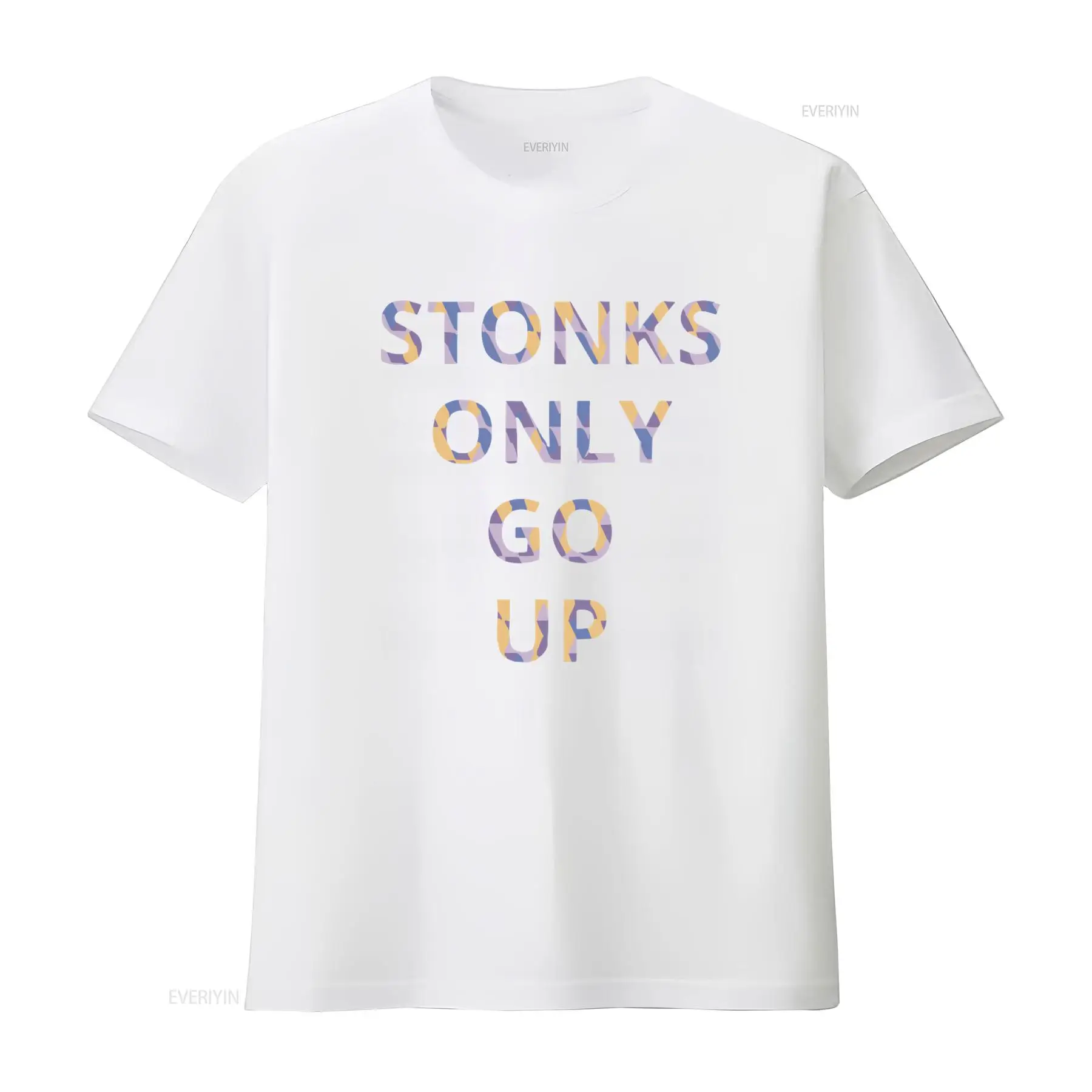 Camiseta Stonks Only Go Up Sto - Vintage Fashion Market avaliação e preço