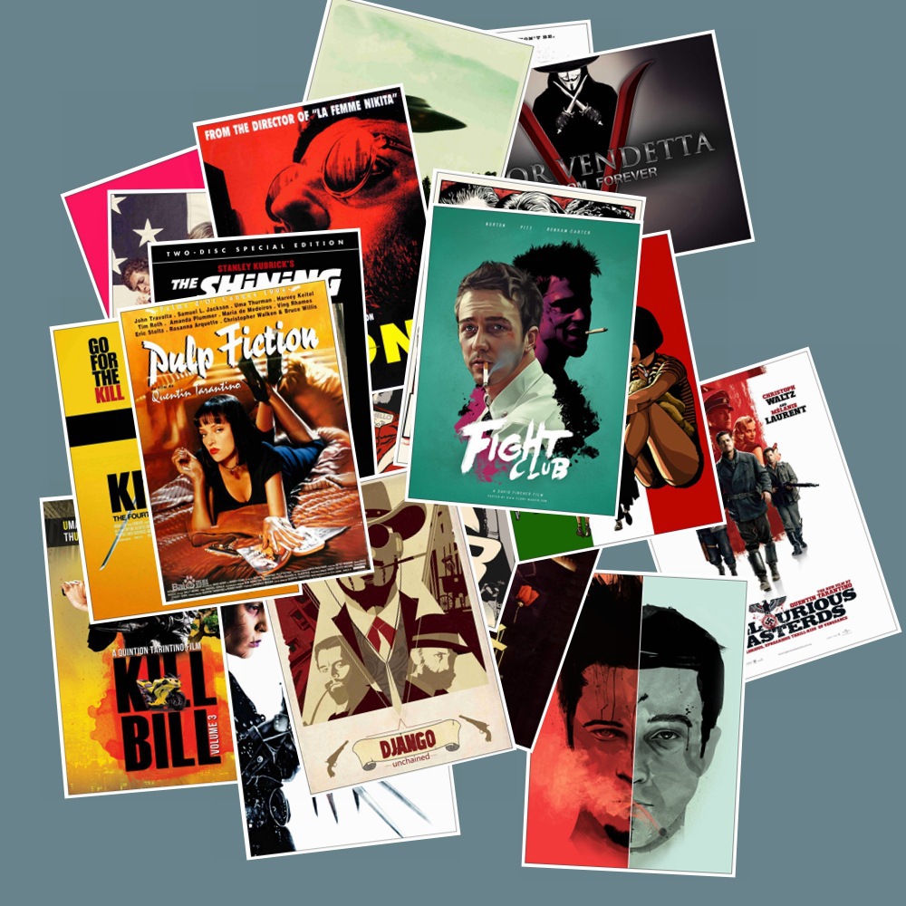 Cartazes de filmes clássicos A - Vintage Fashion Illustrations avaliação e preço