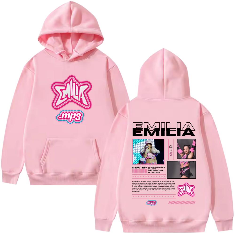 Emilia mernes mp3 hoodies moda - Vintage Fashion Vogue avaliação e preço
