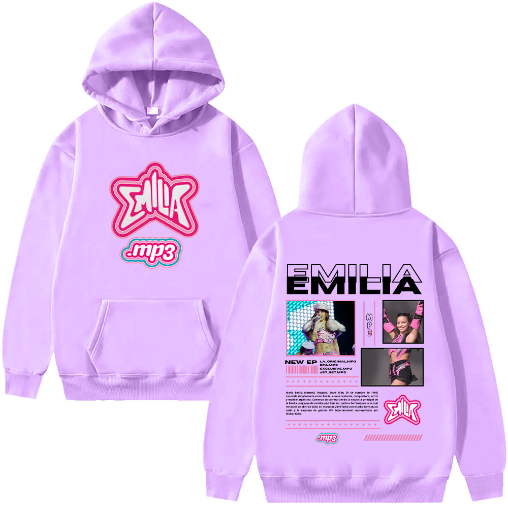 Emilia mernes mp3 hoodies moda - Vintage Fashion Vogue avaliação e preço