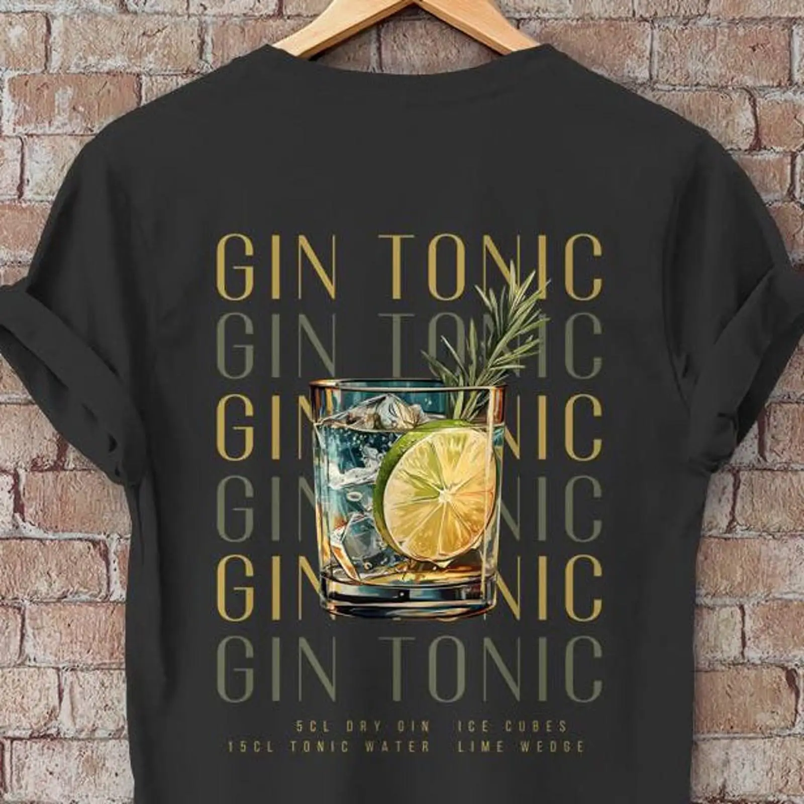 Camiseta Gin Tonic ilustrada p - Vintage Fashion Illustrations avaliação e preço
