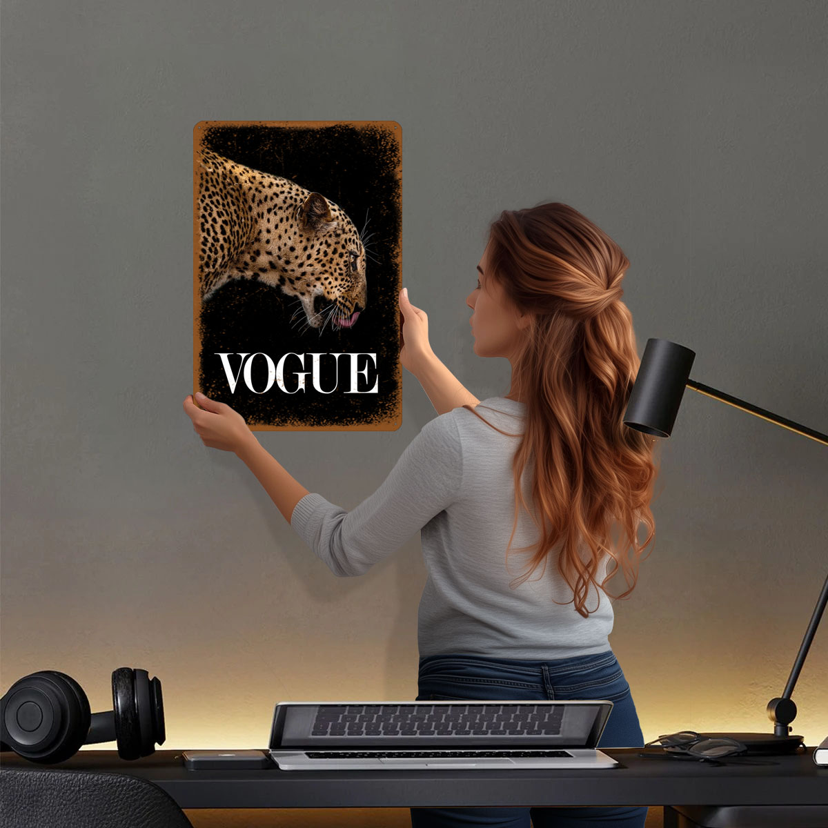 Vogue moda cartaz sinais de me - Vintage Fashion Vogue avaliação e preço